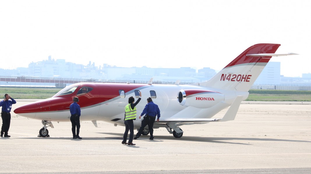 HondaJet 日本に初飛来「HondaJet World Tour in Japan 2015 記者会見」